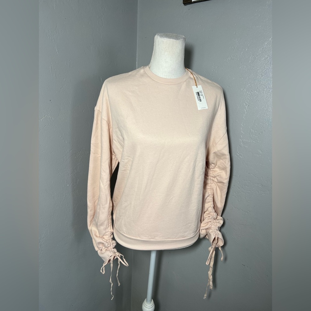 Ag Adriano Goldschmied women’s Light Pink Sweatshirt size XS - Picture 2 of 9